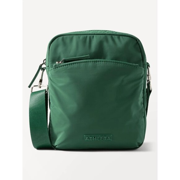 Athleta Handbags - Athleta All About Vertical Crossbody Bag Elm Green